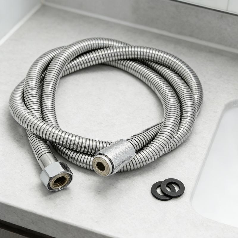 Shower Showerhead Connecting Pipe Universal Water Heater Outlet Pipes Stainless Steel Shower Hose Bathroom Shower Accessories