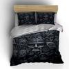 Tribal Mask Set For Decoration Kid'S And Adults' Bedroom Decor, Exquisite Three-Piece Bedding Set Gift