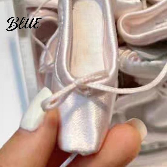 Ballerina Gift Keychain Pendant Handmade Mini Pointe Shoe Charm Ballet