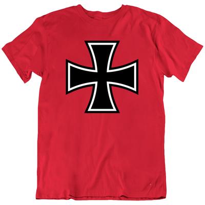 Croce di Ferro Impero Tedesco Germania Biker Chopper WW2 WWII T Shirt Tee Nuovo