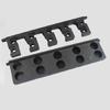Fishing Poles Display Storage Stand Wall Mounted Fishing Rod Rack Space Saving Organizers for Garage, Cabin and Basement