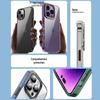 Transparent Anti-Drop Metal Color Block Case for iPhone 13/14/14 Pro Max