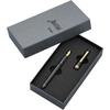 Pilot Justus 95 Fountain Stripe Medium Nib Pen, Black, (M), FJ-3MR-SB-M