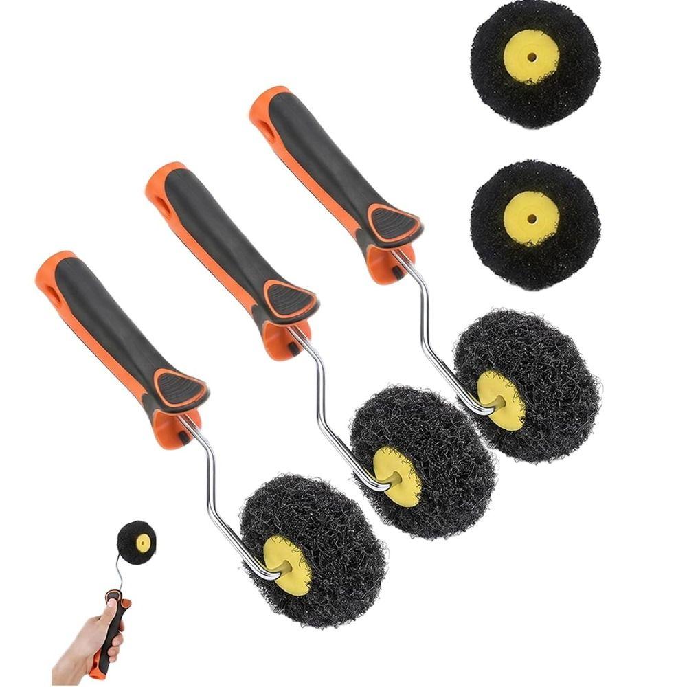 Wall Covering Corner Drywall Mud Roller Shed-Resistant Putty Brush Home Improvement