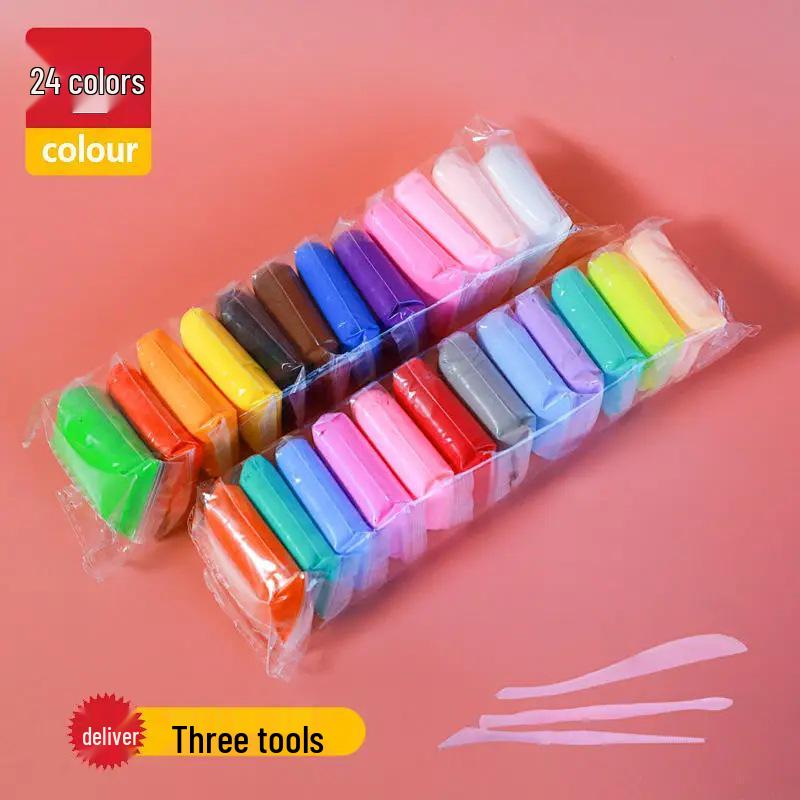 Ultra-light Clay: 36 Color Set for Kids - DIY Figurine Plasticine for Kindergarten Crafting