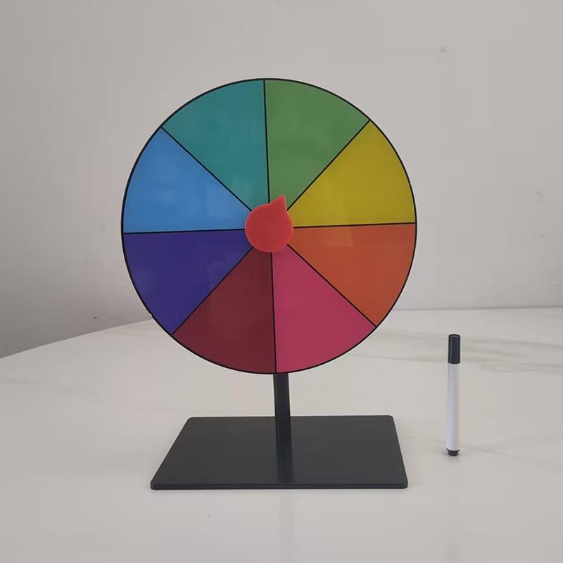 Erasable Lucky Roulette Wheel for Interactive Games & Teaching Activities