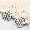 2024 Stainless Steel Inspirational Thank You Keychain Gift