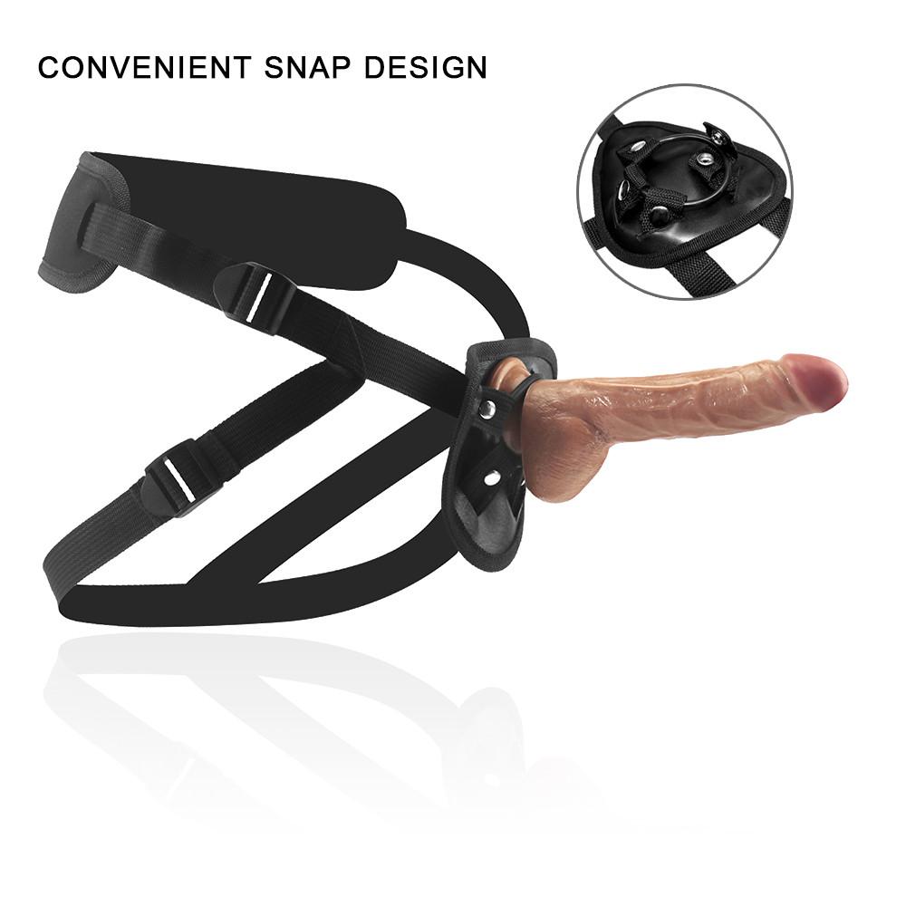 Adult Supplies Sex Toy Wearable Dildo Realistic Sex Toy For Lesbian Women Couples Dildo Strap On Penis Suction Cup Anal Plug