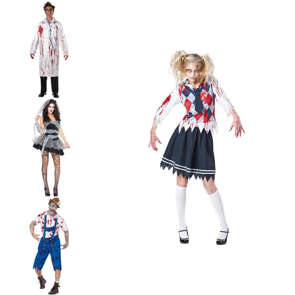 Spooky Zombie Bride Vampire Costume For Halloween Parties And Stage Performances Perfect For All