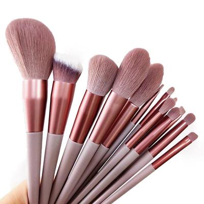 1 Balení (13KS) Sada kosmetických štětců Make Up Štětec na korektor Štětec na tvářenku Štětec na pudr Štětec na oční stíny Zvýrazňovač Štětec na make-up Kosmetické nástroje pro krásu