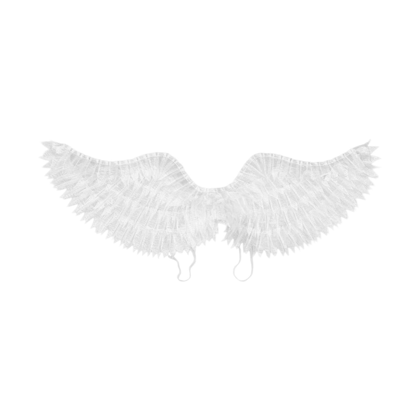 

Kids Glitter Fairys Wing Angel Wing for Little Girls,Dressing Up Pretend Accessories Halloween Cosplay Costumes Gifts білий