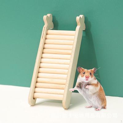 Hamster Bridge Ladder for Rodents, Wooden Bridge, Toys, Climbing Hamsters, Guinea Pigs,