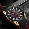 Megir Men Watches Fashion Military Quartz Waterproof Wristwatch Silicone Strap Sport Chronograph Reloj Hombre 2144