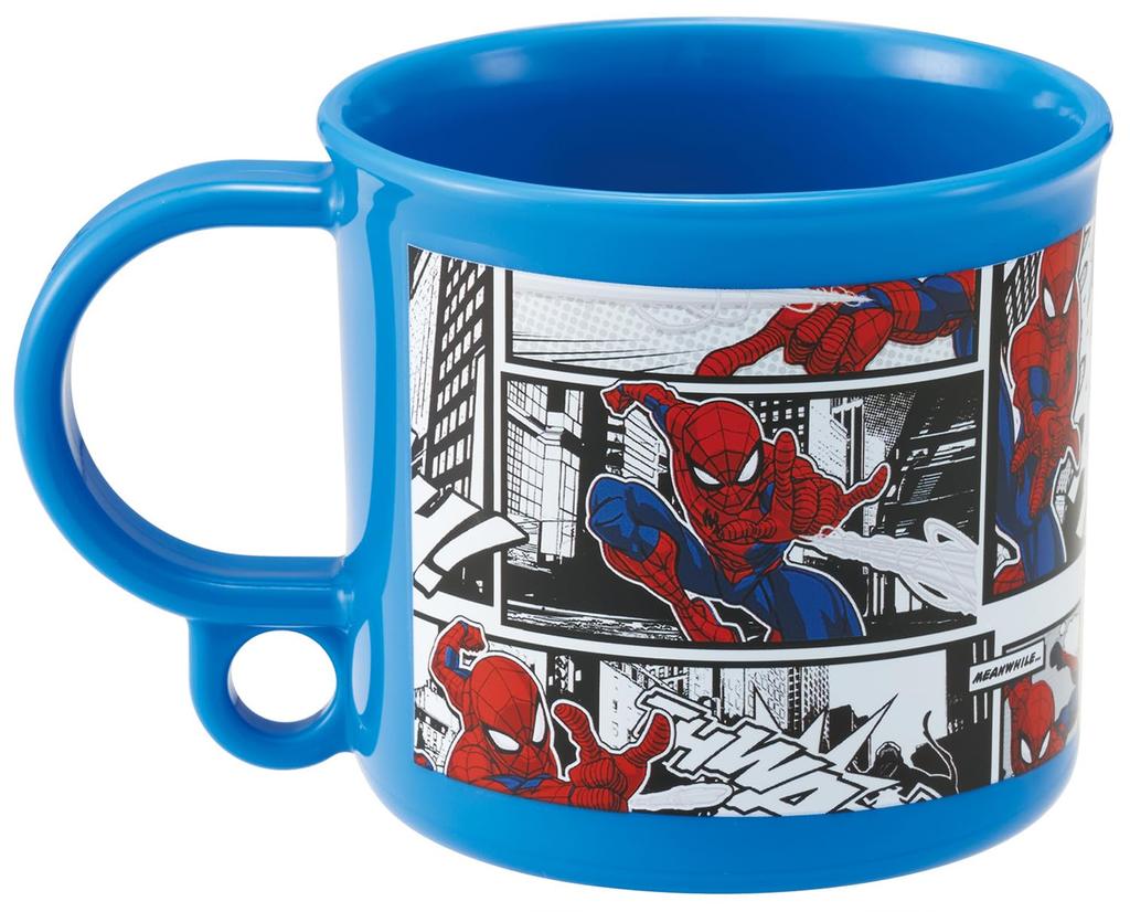 Skater Lunch Box Plastic Cup 200ml for Children Antibacterial Dishwasher Safe Made In Japan Spiderman 25 Boys KE5AAG