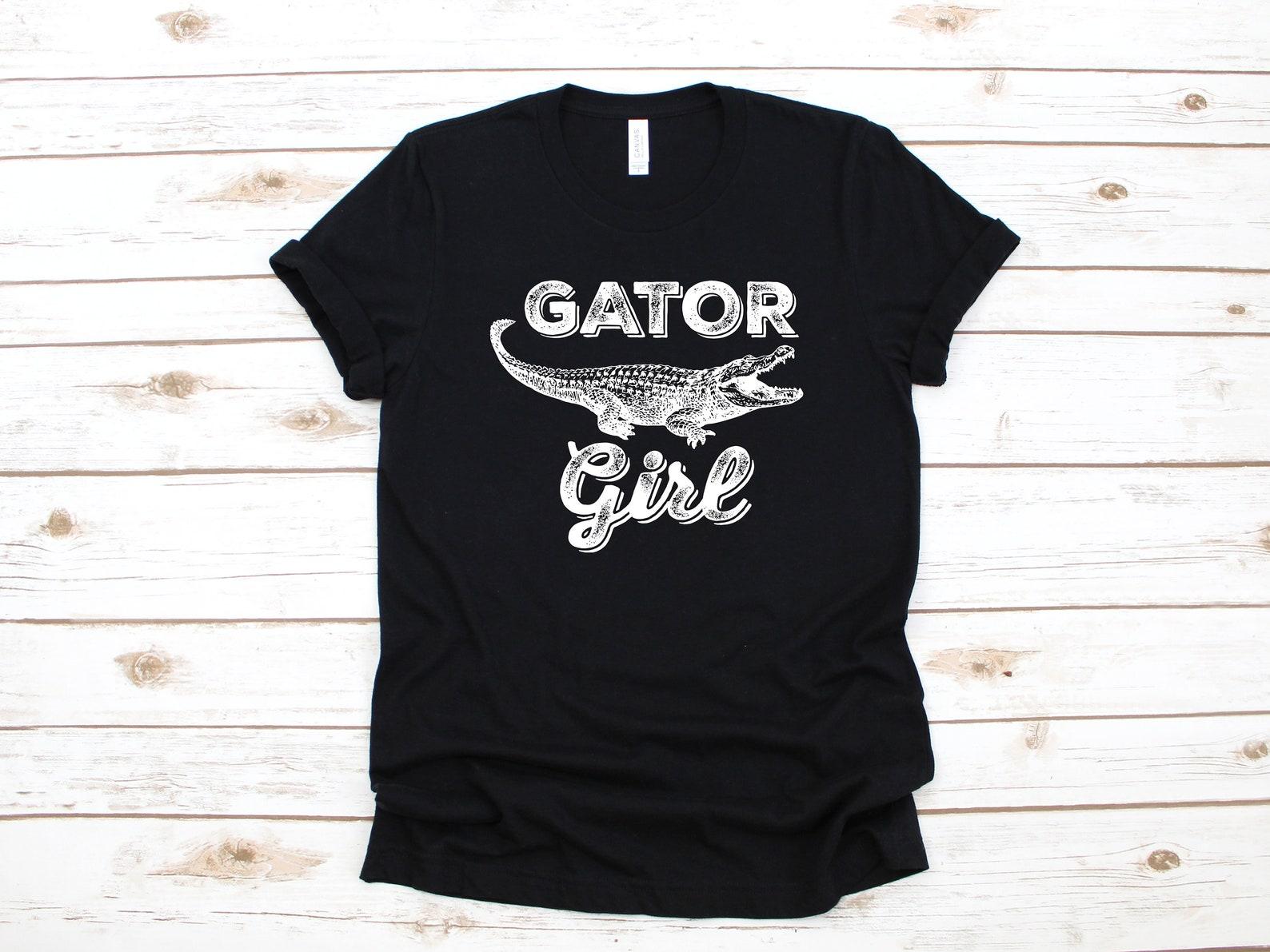Gator Girl T-Shirt, Alligator Girl Tee, Tank Top, T-shirt, T-shirt,T-shirt, Kids Tee Apparel Gift 3XL