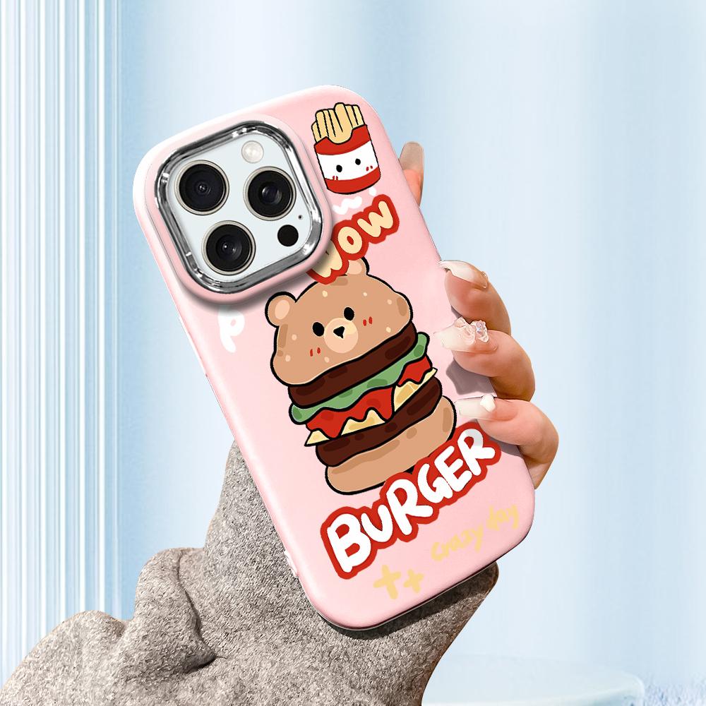 Pro iPhone 15 14 13 11ProMax 14 15 16 Samsung S25 S24 S23 S22 Redmi 10 13 14C Kreslená Černá Kočka Stříbrný Okraj Měkké Tekuté Silikonové Ochranné Pouzdro
