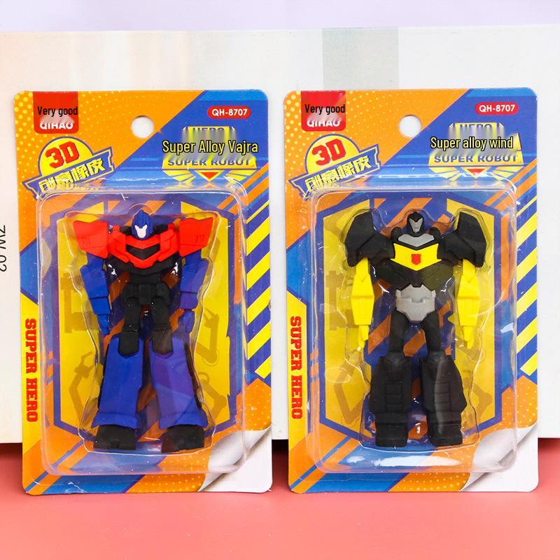 Adorable Cartoon Mini Eraser Set for Students – Perfect Back-to-School Gift