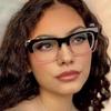 Eyeglasses Cat Eye Blue Light Glasses Reading Glasses Square Frame Optical Glasses For Sexy Ladies Trendy Myopia Men