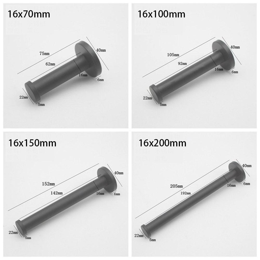1Pcs with Screws Single Clothes Hook Cylindrical Wall Punching Hook New Hat Towel Rack