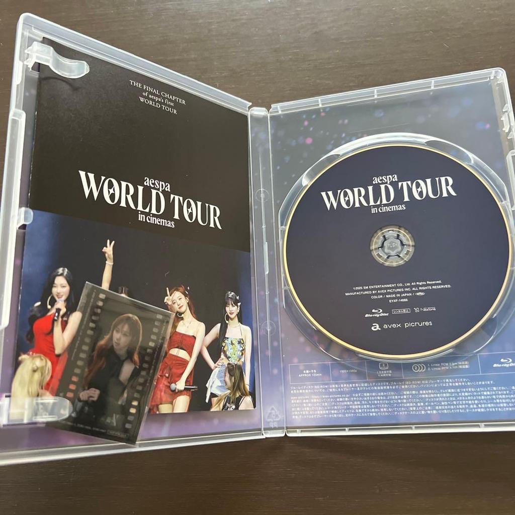 [USED] aespa WORLD TOUR in cinemas DVD