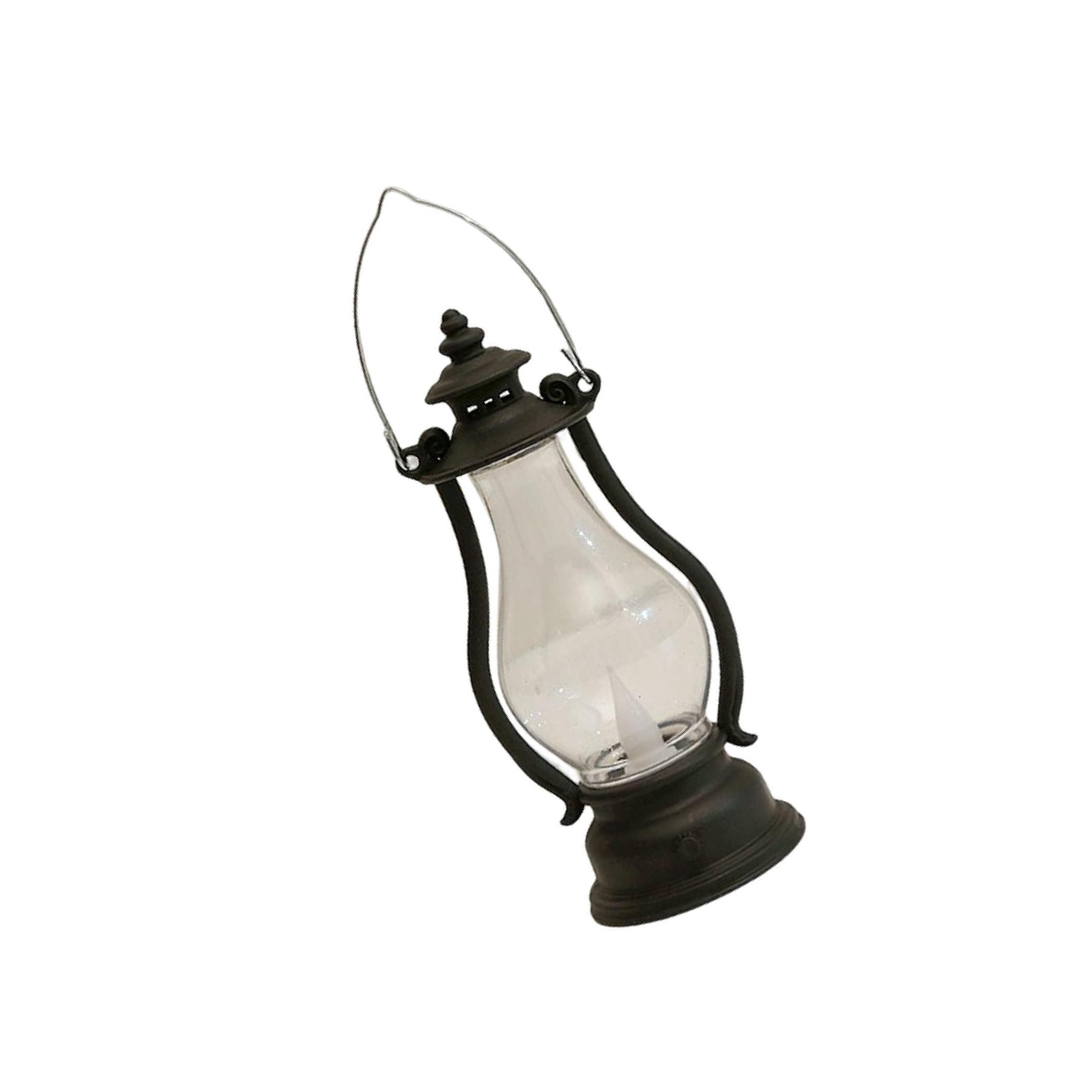

Old Fashioned Retro Flameless Lantern Hanging for Hiking Garden Desk Table