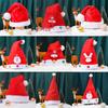 Plush Luminous Santa Hat for Adults & Kids - Thick Christmas Headwear Decoration