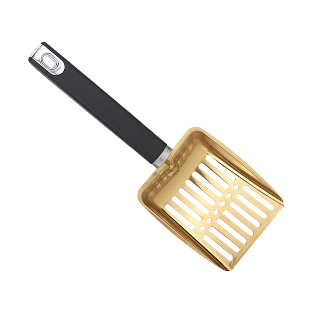 Metal Cleaning Scoop Sand Sifter Sand Scoop with Handle Metal Reptile Litter