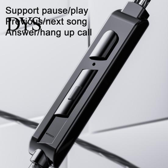 Game Earphone Wired Headset Stereo Surround Deep Bass Music Player Earbuds Headphone Ergonomic 3.5mm Phone Accessory
