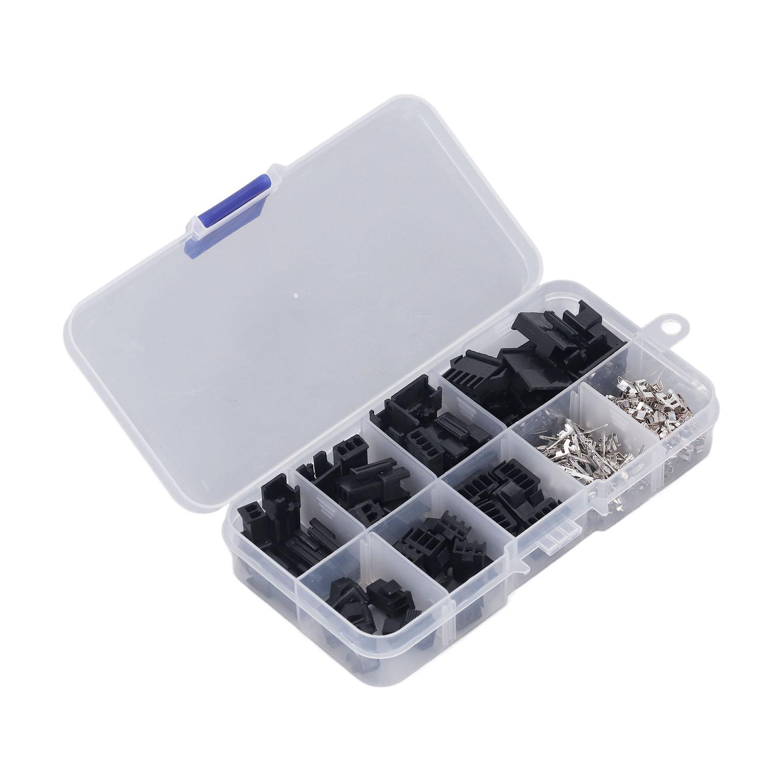 

200 шт. Клема Кабельний штекер SM 2,54 мм Гніздовий Штирьовий Роз єм Обтискні Клеми Набір Асортимент Роз ємів