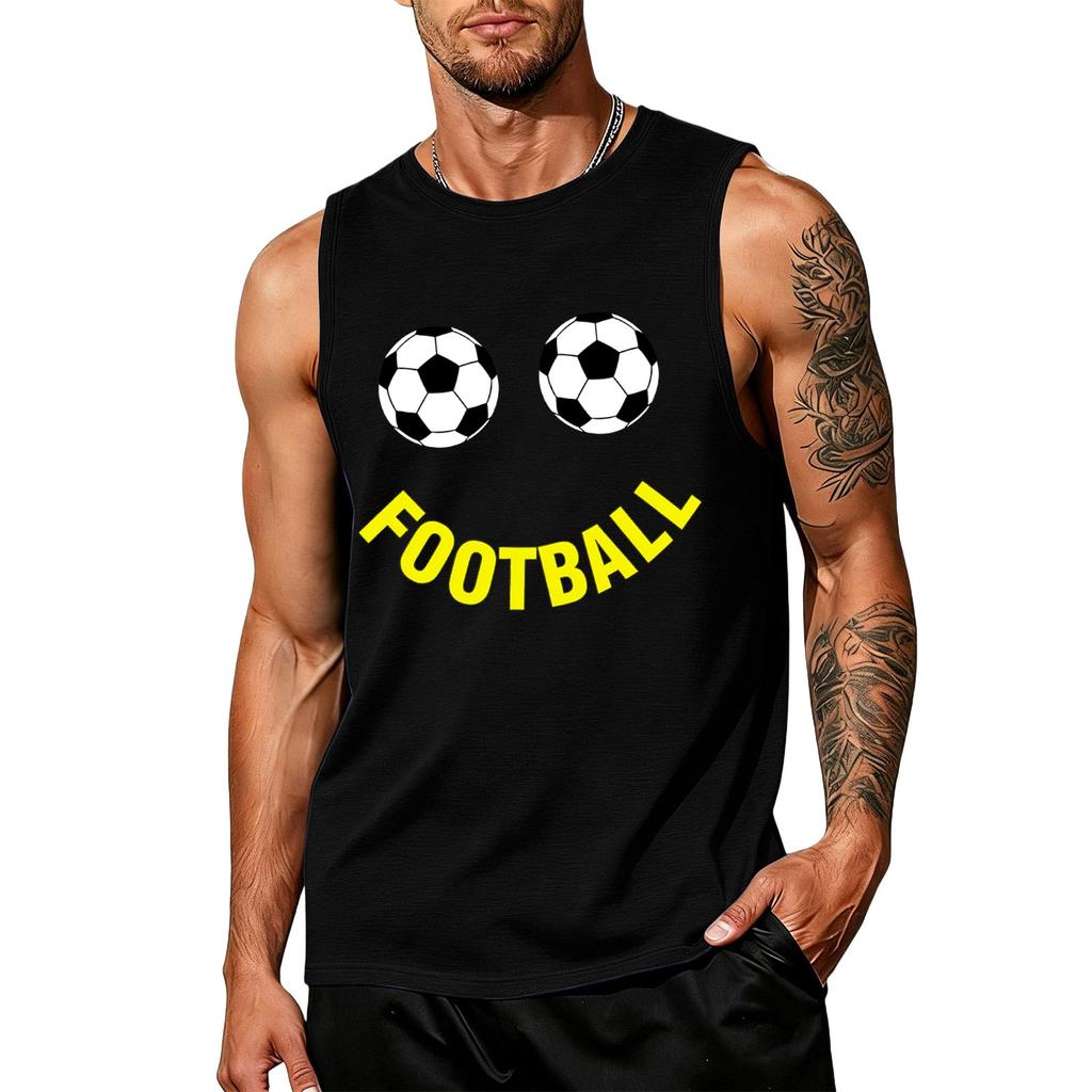 Men's Soccer Fan Sleeveless Tank Top for Day