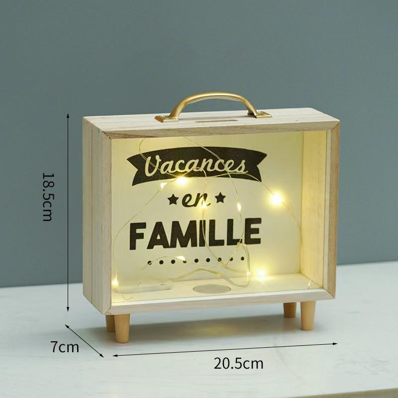 Ins Transparent Piggy Bank Children Girls Coins Piggy Bank Creativity Tabletop Decorations Decorations Birthday Gifts