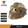 Bituozhe FAST PJ Tactical Helmet with Integrated Mask