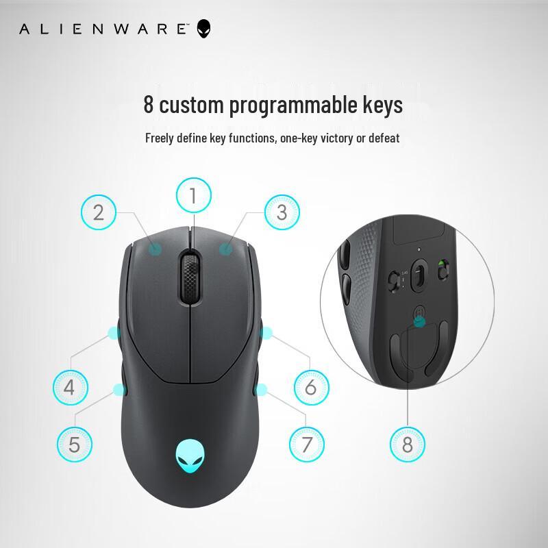 Alienware 720M Wireless Gaming Mouse and 920K Tri-Mode Gaming Keyboard Set
