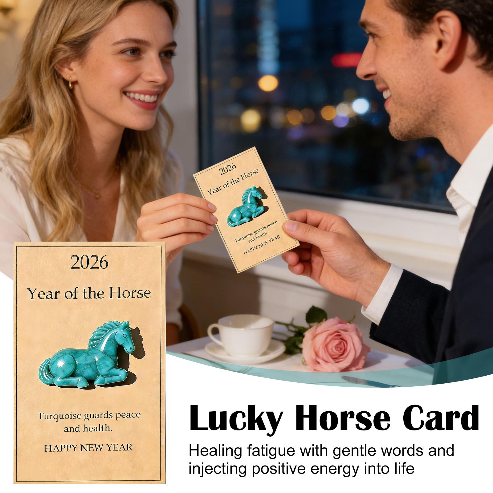 

A Pocket-shaped Horse, Symbolizing Strength And A New Beginning (2026), Comes With A Card And Is A Decorative Gift. One Size
