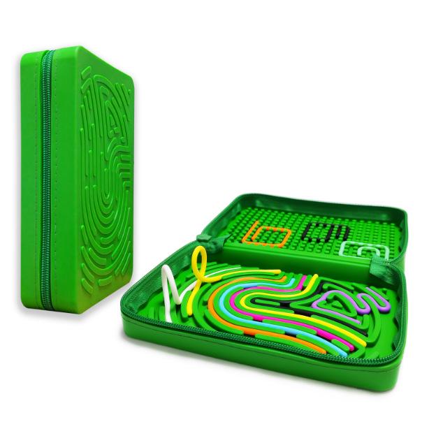 Children's Educational Silicone Sensory Puzzle Board - Twist & Learn Activity Toy