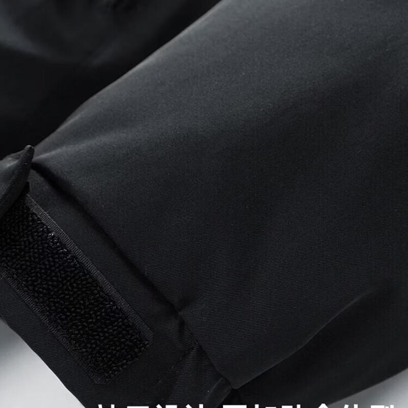 ROMON Męska zimowa ciepła pikowana kurtka z kapturem