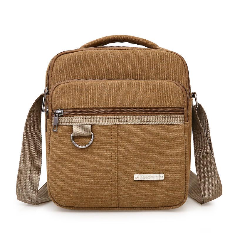 Herren Canvas Umhänge- und Schultertasche - Lässige Reise Messenger und Rucksack