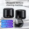EU Plug Ultrasonic Cleaner 230ml Professional for Cleaning Dentures Dental Jewelry Watches and Tools