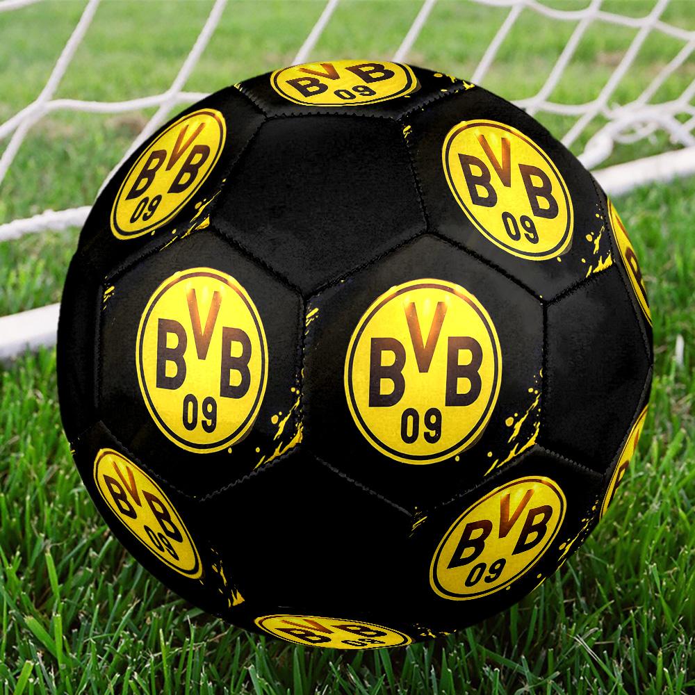 Borussia Dortmund Fußball Bunt Für Alle Altersgruppen Maschinengenäht PVC Wettkampfbereit Langlebig Hoher Rückprall.GRÖSSE5