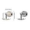 strong  ABS 6 Claw Rotating Suction Hook No Drilling need Space Saving Kitchen Storage for Kitchen Wall Storage