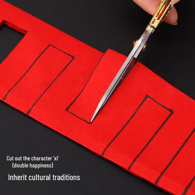 A4 Large Red Thick Single-Sided Paper for Writing Couplets, Fu Calligraphy, Wedding & Housewarming Decor, Window Decoration & Blank Origami