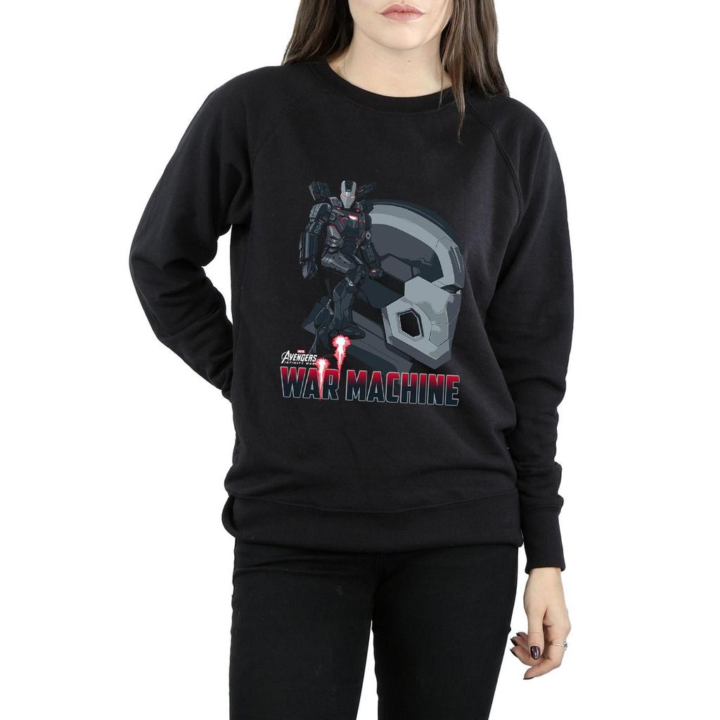 Marvel Womens/Ladies Avengers Infinity War War Machine Character Sweatshirt