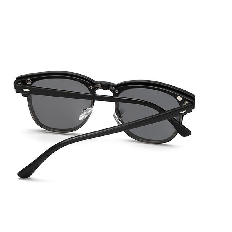 2 In 1 Magnet Clip Square Nearsighted Glasses Women Men 0 -0.5 -0.75 To -6.0  Farsighted Sunglasses Power +0.5 +0.75 To +4.0