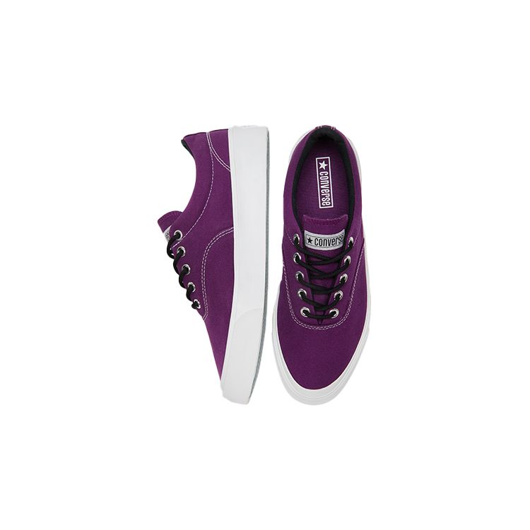 Converse Skid Grip 80 Canvas Nightfall Violet Unisex Sneaker Lila Schwarz Weiß 170942C
