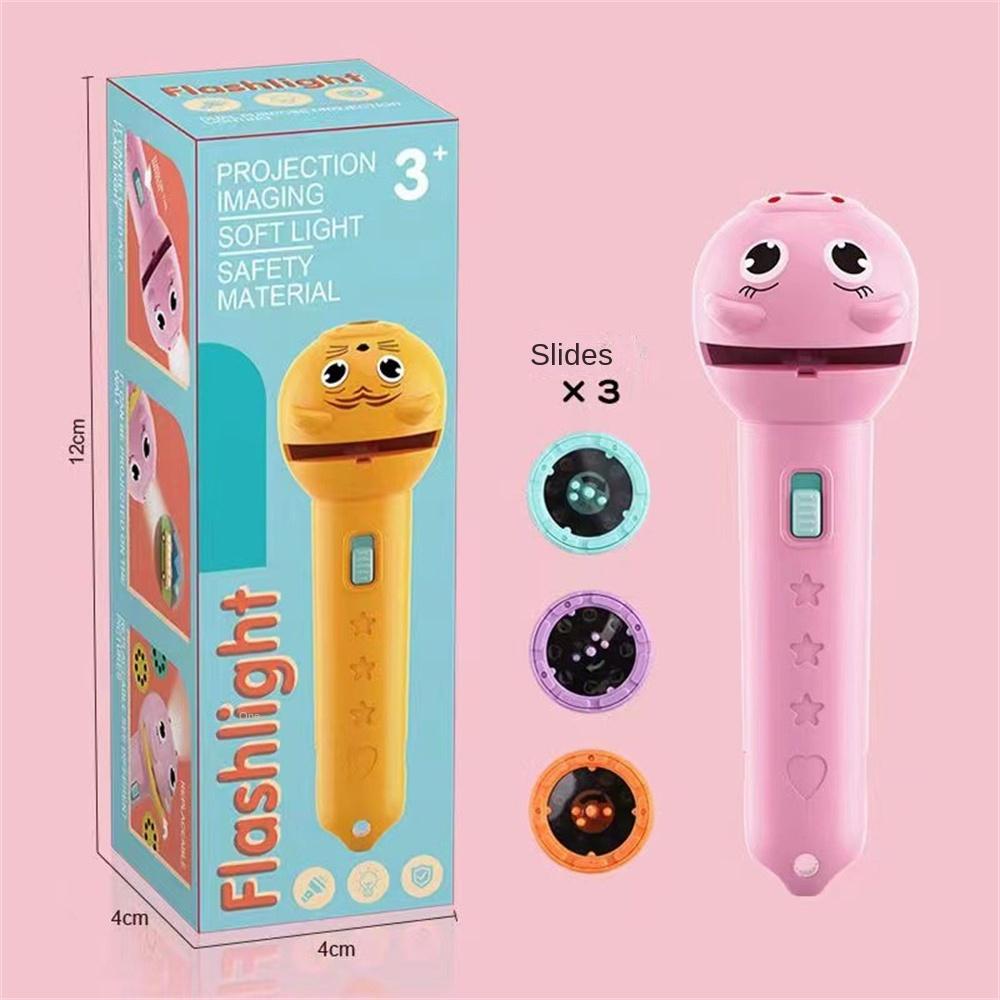 Flashlight Projector Torch Lamp Toy Cute Cartoon Creativity Toy Torch Lamp Flashlight Projector Toy Baby Sleeping Story Book