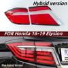 Compatible Honda Elysion 2016-2021 Rear Taillight Housing - White/Blue.