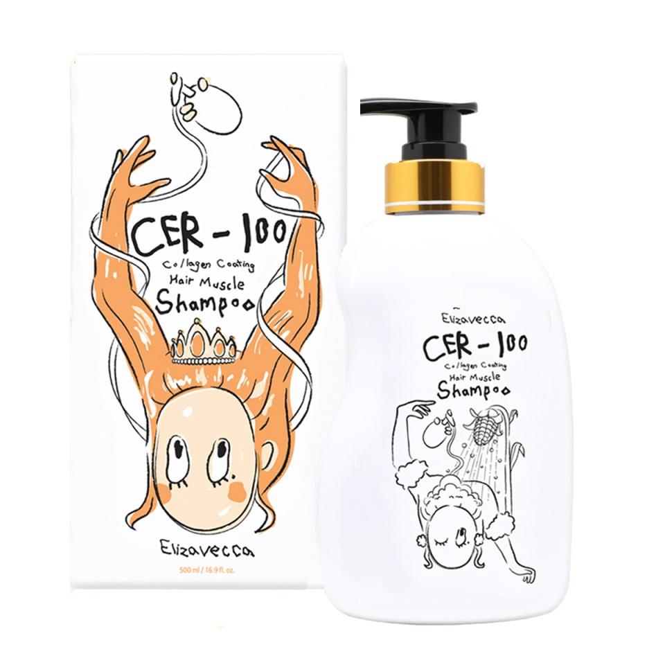 

Elizavecca CER-100 Collagen Coating Hair Muscle Shampoo Шампунь для волос с коллагеном