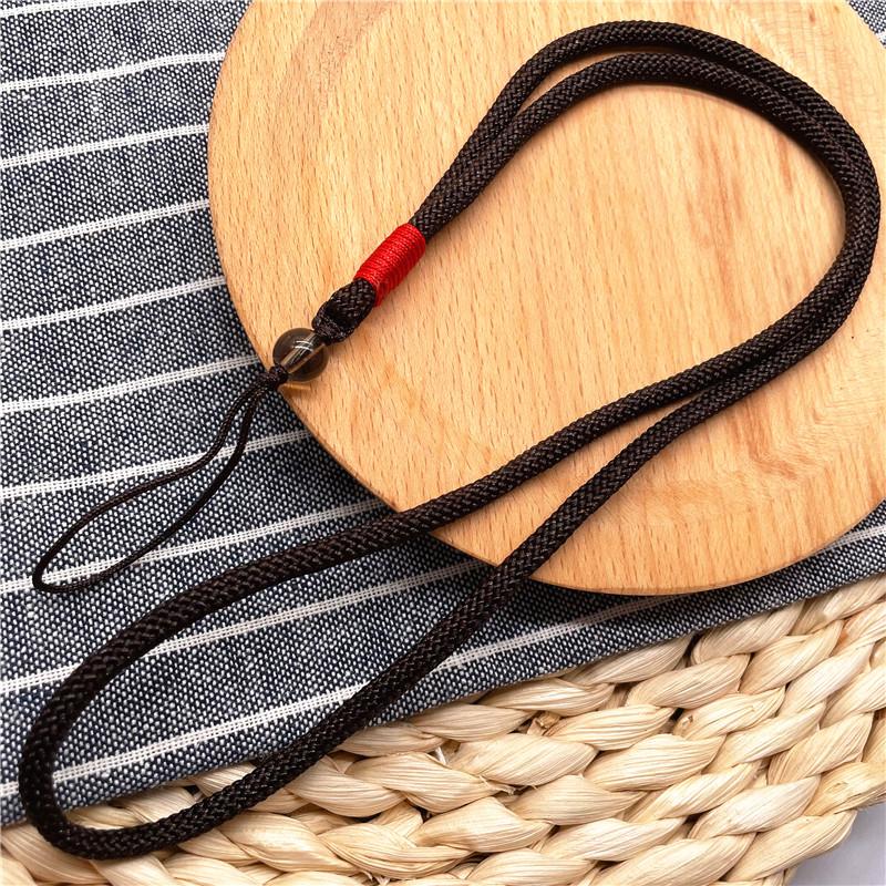 Cordón para Llave de Coche Tejido a Mano Colorido Cuerda Corta USB Collar Largo para Colgar en el Cuello Cordón para Teléfono Móvil Cuerda Colgante Personalización