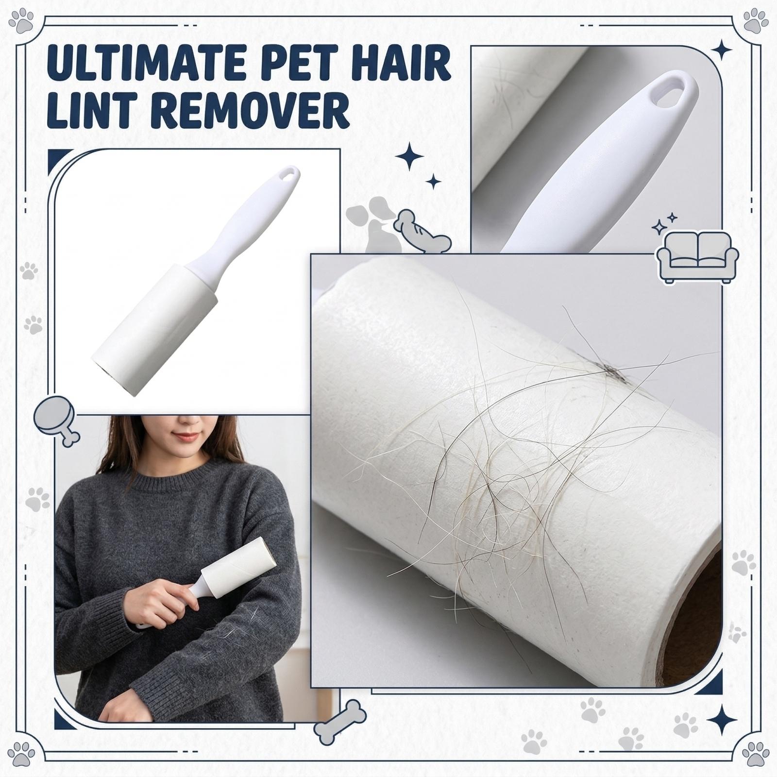 

Household Pet Hair Remover Hair Cleaner Hair Brush one size білий