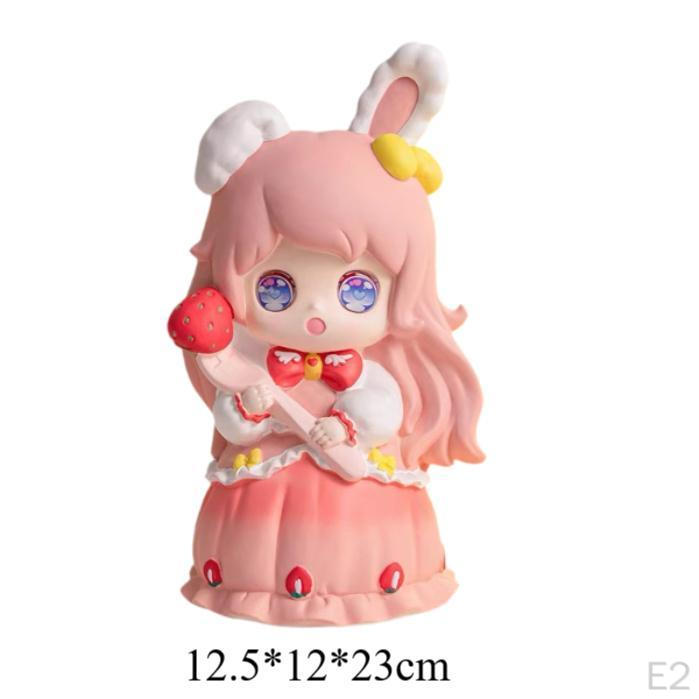 Cute Piggy Bank Girl Sculpture Birthday Gift Decoration,Savings Vinyl Money Box for Boys